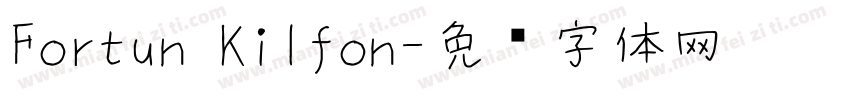 Fortun Kilfon字体转换